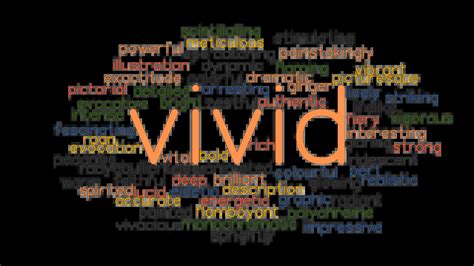 Vivid synonyms - Synonyms for Vivid Dream (other words and phrases for Vivid Dream). Synonyms for Vivid dream. 40 other terms for vivid dream- words and phrases with similar meaning. Lists. synonyms. antonyms. definitions. sentences. thesaurus. Parts of speech. nouns. suggest new. lucid dream. n. bright dream. n. graphic dream. n. animated dream. n.